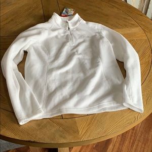 NWT Women’s XS North Face White Glacier 1/4 zip